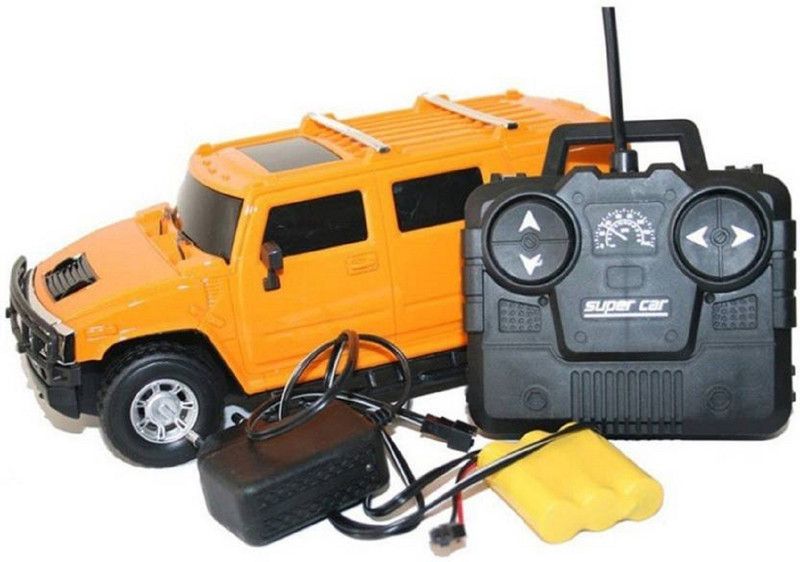 Fabofly Rechargeable Remote Control Hummer Car (1:20 Scale)  (Yellow)