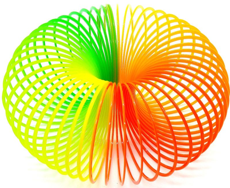 Dynamic Retail Global Rainbow Spring Slinky Magic Gag Toy for Kids Expandable RS13 Magic Toys Gag Toy  (Multicolor)
