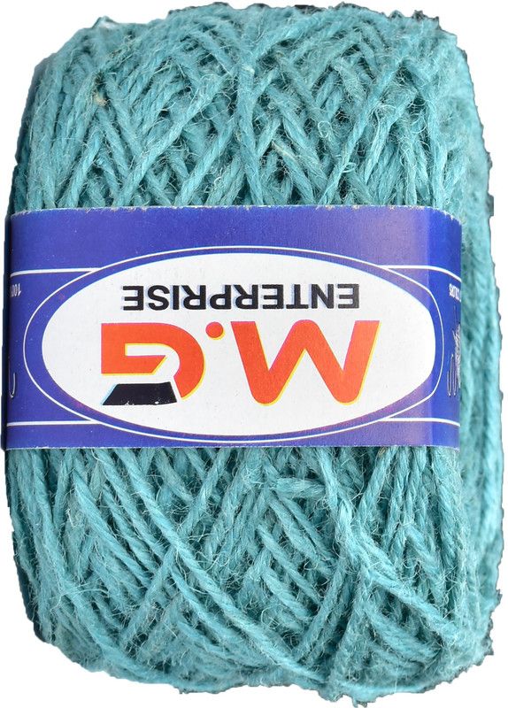 KNIT KING 3 Ply/Twisted Macrame Jute Cord/Dori Thread (50 Meters, 3mm) for Macrame DIY, Craft Work,Plant Hanger Ropes etc-U
