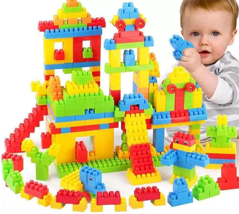 ARIZON 53914_Train_Blocks_100  (Multicolor)