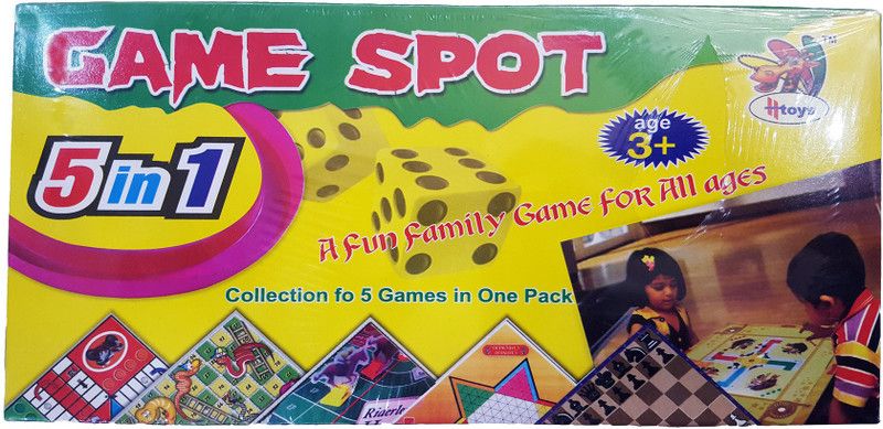 Nici 5 IN ONE GAME COLLECTION SMALL  (Multicolor)