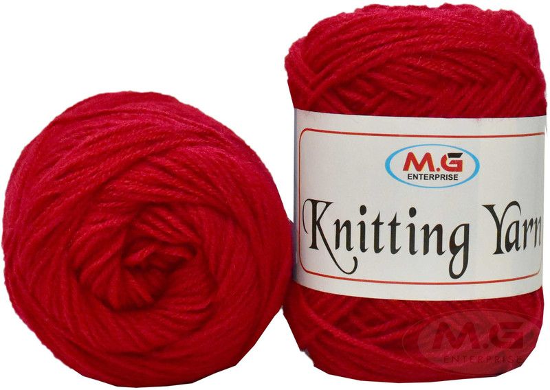 Simi Enterprise 100% Acrylic Wool Red 150 gms - Art-AFF