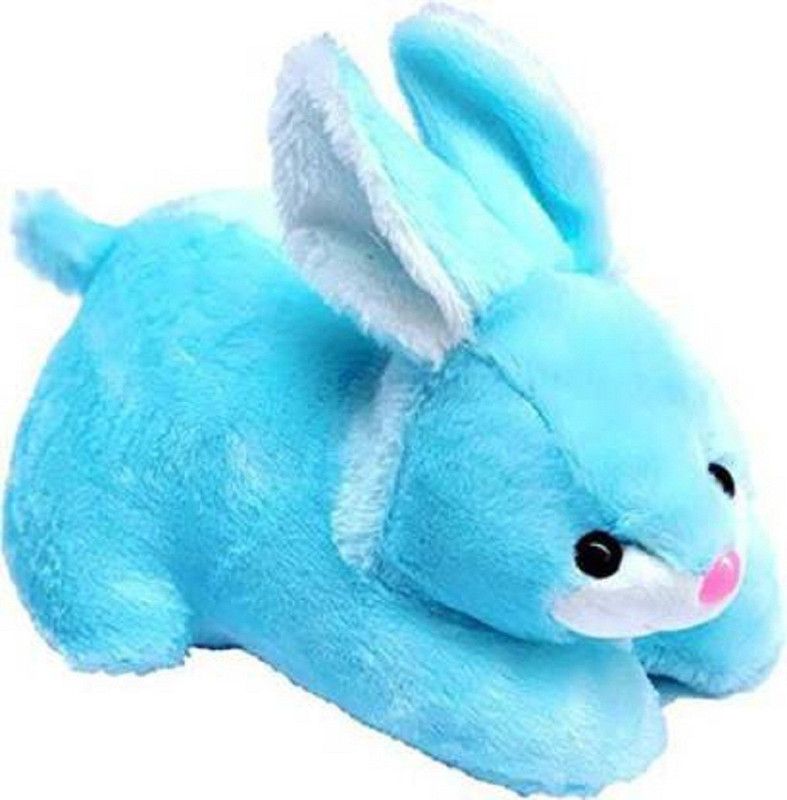 Rockjon Blue Soft Rabbit - 30 cm (Blue) - 30 cm  (Blue)