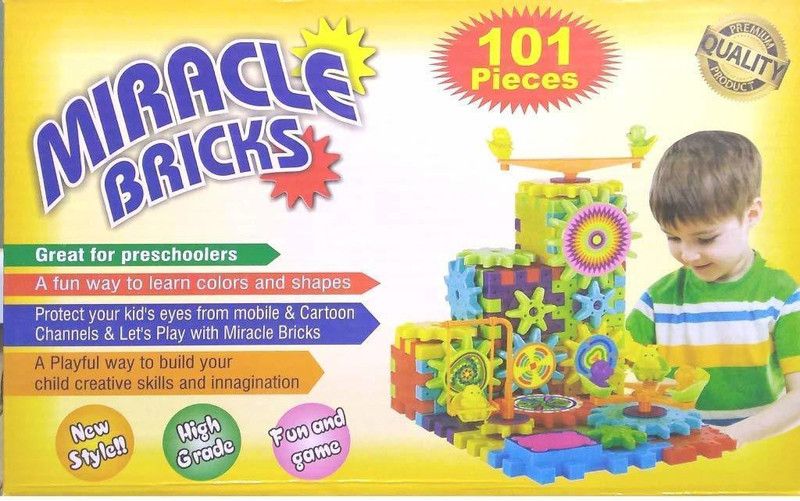 kp creation Miracle Bricks 101 Piece  (Green, Blue)