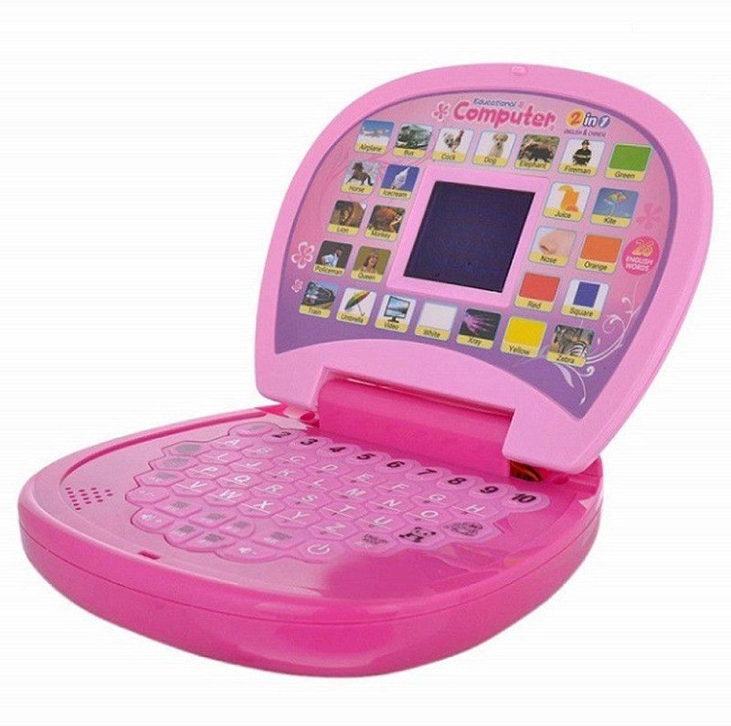 Supreme Quality Shopee Educational Learning Laptop with Led Screen, Multi Colour Birthday Gift for Kids  (Multicolor)