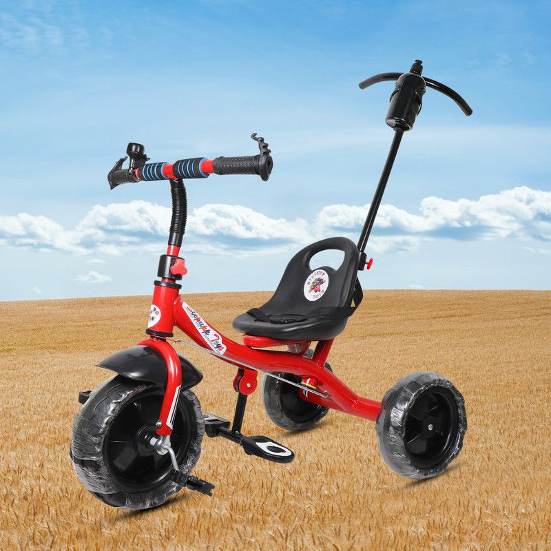 DIYANK DY RED COLOR PARENT HANDLE FOR KIDS AND BABY-06 Tricycle  (Red)