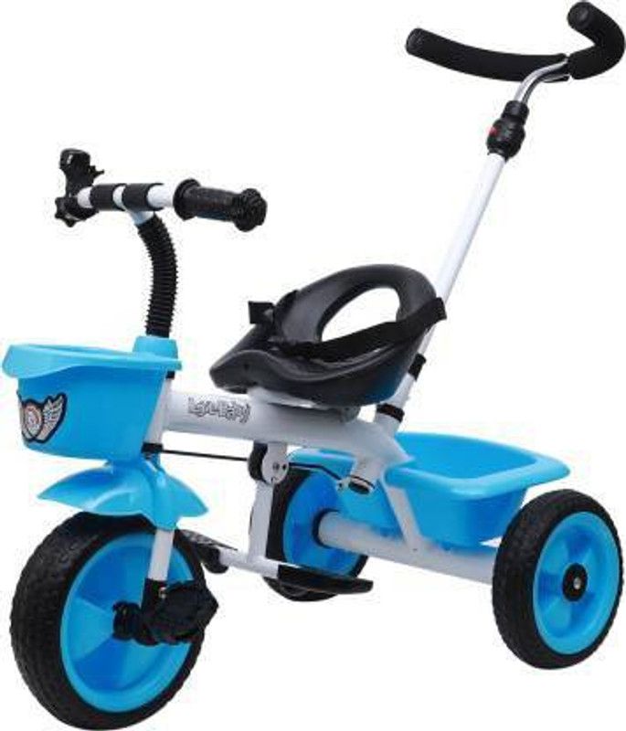 Kaivalya Love Baby tricycle Love Baby Tricycle with Parental Control Smart Plug and Play Tricycle for Kids|Boys|Girls of 1.5 Years to 5 Years LB525 Tricycle (Black) Tricycle  (Blue)