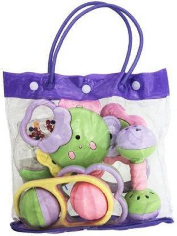 Easy Way Rattle play Set 100% SAFE & NON-TOXIC for kids Rattle (Multicolor) Rattle  (Multicolor)