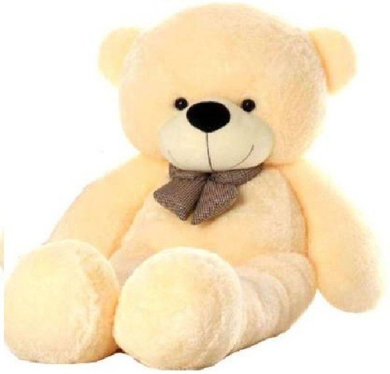Frantic Premium Quality Teddy Bear Soft Plush Fabric (Butter, 60 Cm) - 60 cm  (Butter)