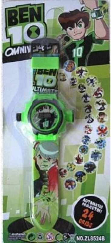 TechWiz Ben 10 Projector Watch  (Green)