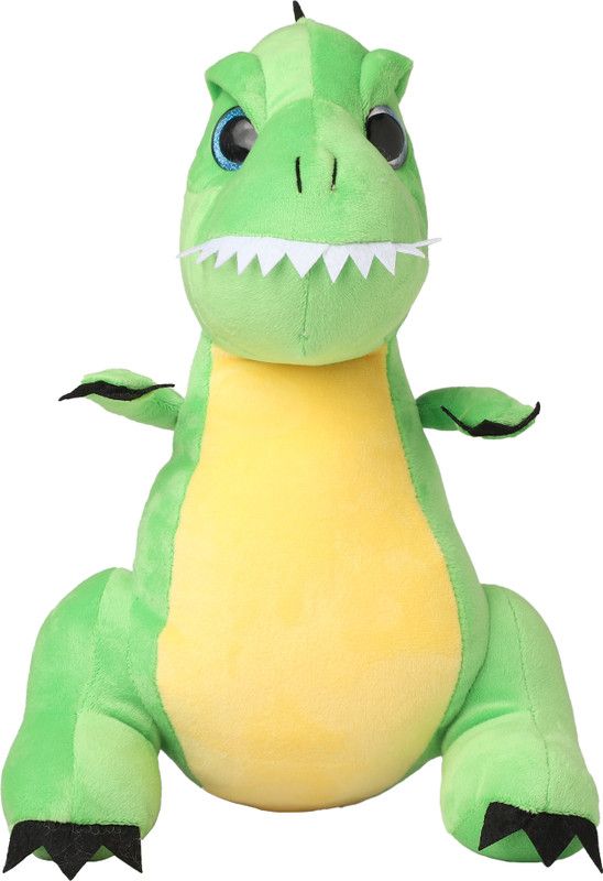 Lil'ted Scary Dinosaur 32cm Plush dinosaur green colour best gift for boys and girls - 32 cm  (Green)