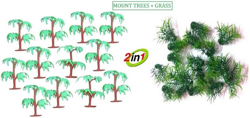 Msquare Supplies Mount tree and grass tree for project making