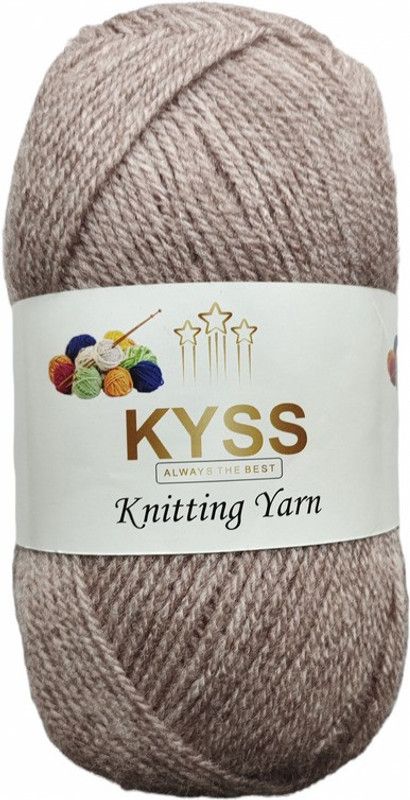 KYSS BlueBell 400 GM (1 BALL, 100 GM EACH)Wool Ball Hand Knitting Wool, Shade No-13