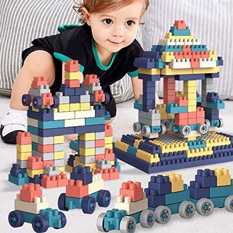 Fayme International Blocks Set with Over 100 Pcs, Educational Home Car, Train, Robot, Animal Building Blocks, Learning Toy  (Multicolor)