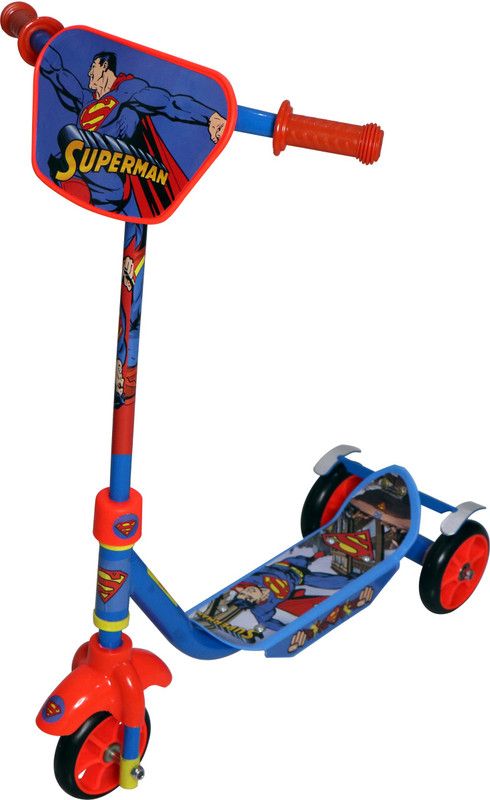 Miss & Chief by Flipkart Superman Licensed Skate scooter For Kids PU Wheel with Rear Brake Easy Grip Handle  (Multicolor)