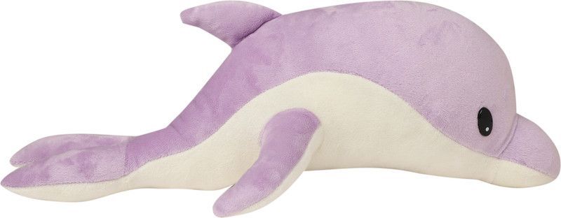 Lil'ted Super Soft Fabric The Intelligent cuddle and hug Dolphin Toy for Kids - 40 cm  (Multicolor)