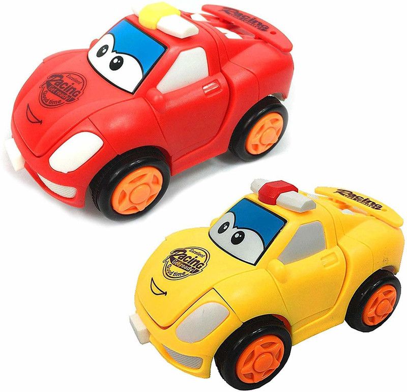 Telo Enterprises 2in1 Transformer Car Red, yellow  (Red, Yellow)