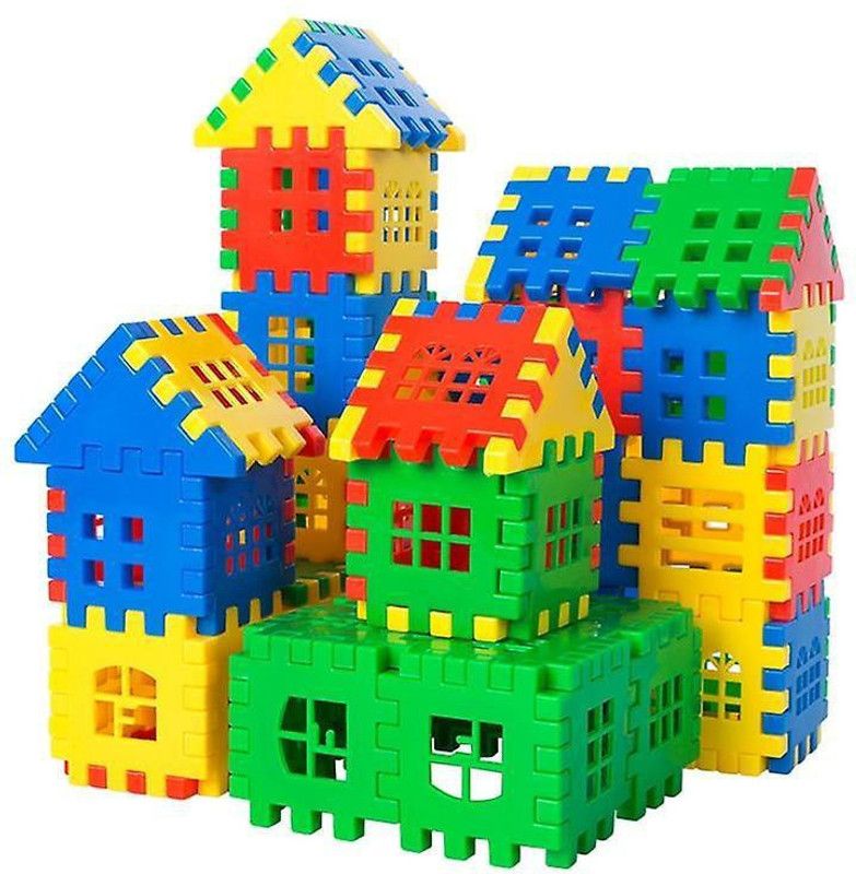 SARASI Building Block, Educational, Creative & Imaginative Block Toy For Kids[144pcs]  (Multicolor)