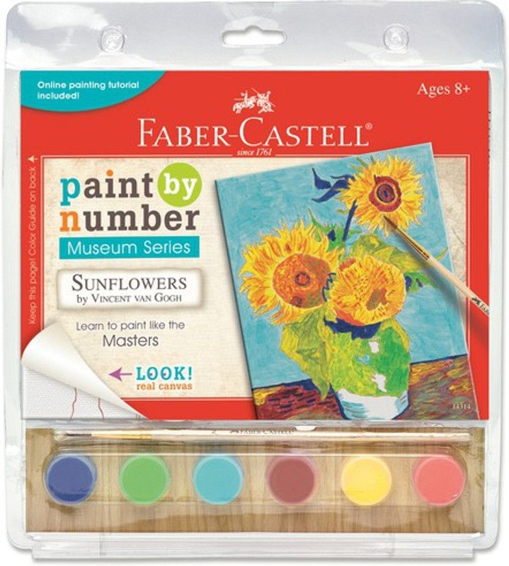 FABER-CASTELL Paint By Number Museum Series-Sunflowers (Acrylics)