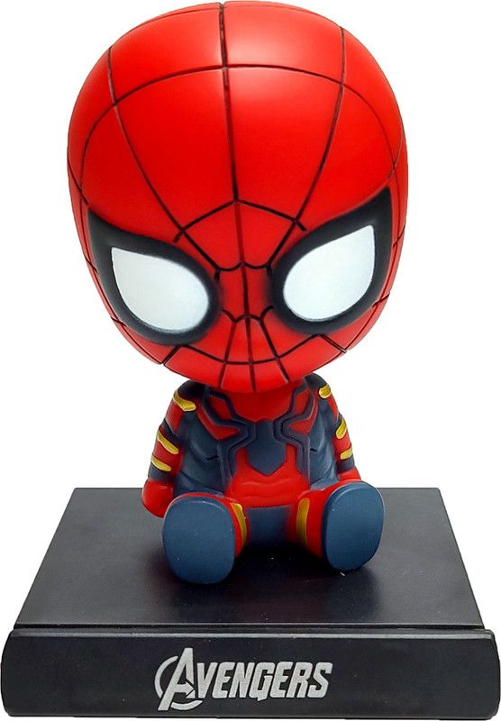 THEPARTYBOOSTER Spider Man Marvel Bubble Head for Desk and Car Dashboard  (Multicolor)