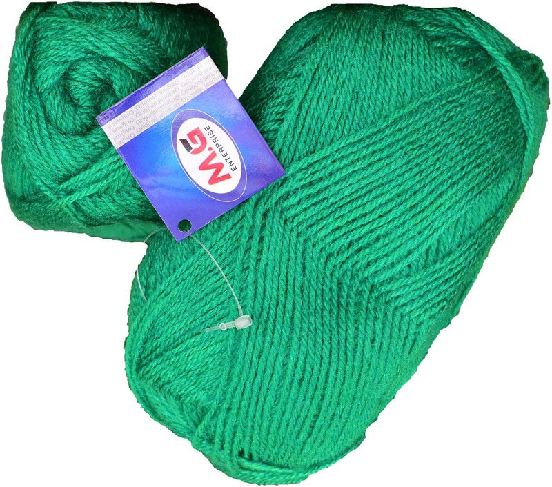 KNIT KING Rosemary Moss (300 gm) Wool Ball Hand knitting wool / Art Craft soft fingering crochet hook yarn, needle knitting yarn thread dyed