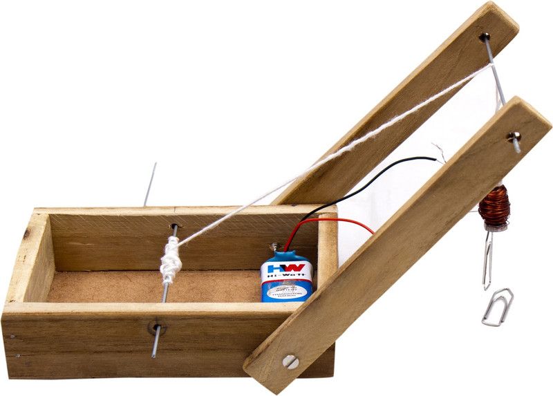 ProjectsforSchool Magnetic crane Working Model - DIY kit for science projects for school  (Multicolor)