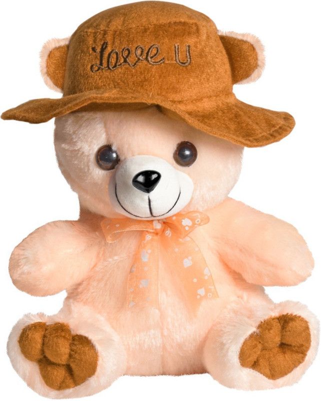 ULTRA Cap Teddy Soft Toy - 9 inch  (Butter)