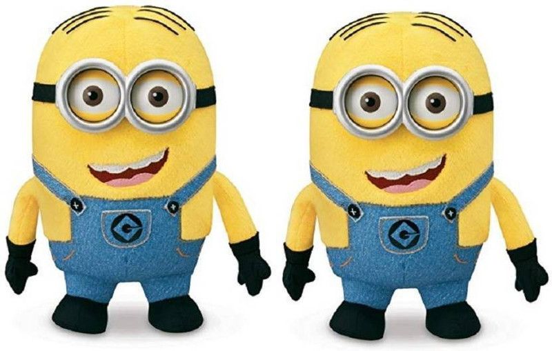 ajmera sales MINION SET OF 2 SOFT TOY FOR KIDS / BEST GIFT FOR KIDS / SOFT TOY - 12 inch  (Multicolor)