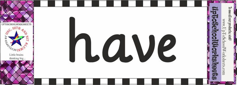 UpToSchoolWorksheets Sight Words Flash Cards For improving Vocabulary, Spellings and speed of reading and Writing English  (White)