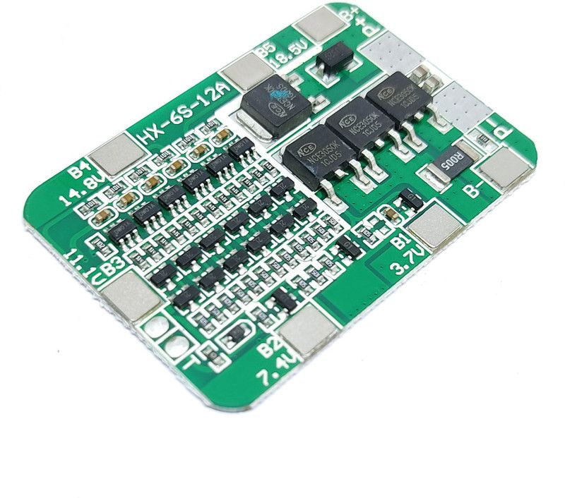 Aktronics 6S BMS 12A Lithium Battery 18650 Charger PCB BMS Protection Board Electronic Components Electronic Hobby Kit