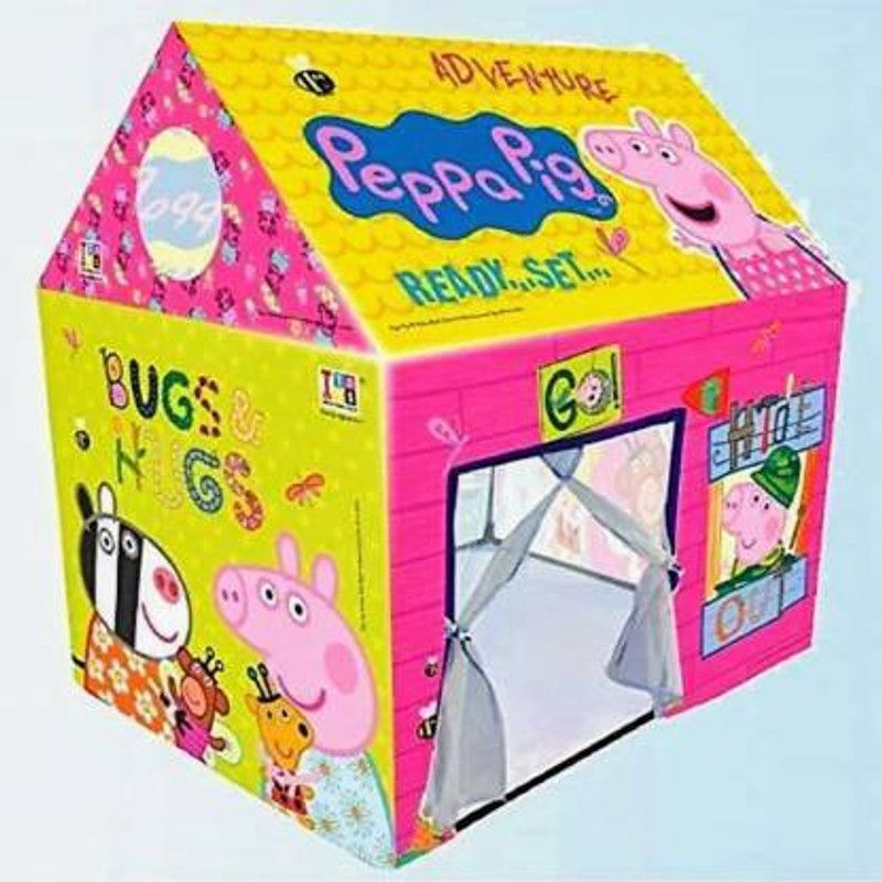 SARJUDAS ENTERPRISE Peppa Pig Tent House Indoor/Outdoor Play (Multicolor)  (Multicolor)