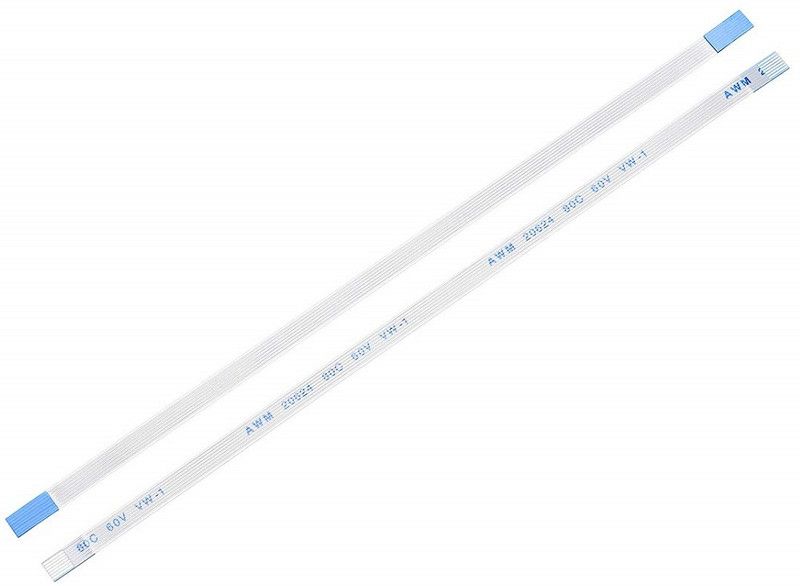 SLVC Flat Ribbon Cable 7 Pin 0.5mm Pitch A-Type 200mm Length FFC FPC LVDS Cable Electronic Components Electronic Hobby Kit
