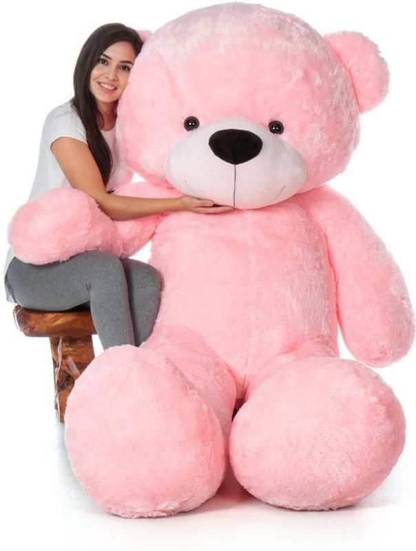 Bhagwati Soft Toy Teddy Bear 3 Feet valentines gift for girls Loveable and Huggable Baby Pink - 91.44 cm  (Pink)