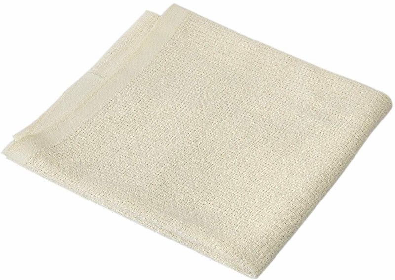 TreasureWorld Embroidery-Matty (Cotton cloth) Fabric 8 Count- Cross Stitch- 2mtr (off White)