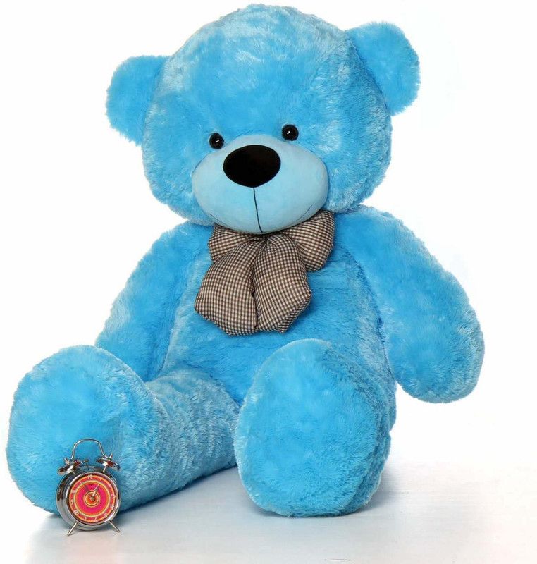 Frantic Soft Teddy Bear 4 Feet for Birthday Gift/Valentine Day Gift (120.1) - 120 cm  (Sky)