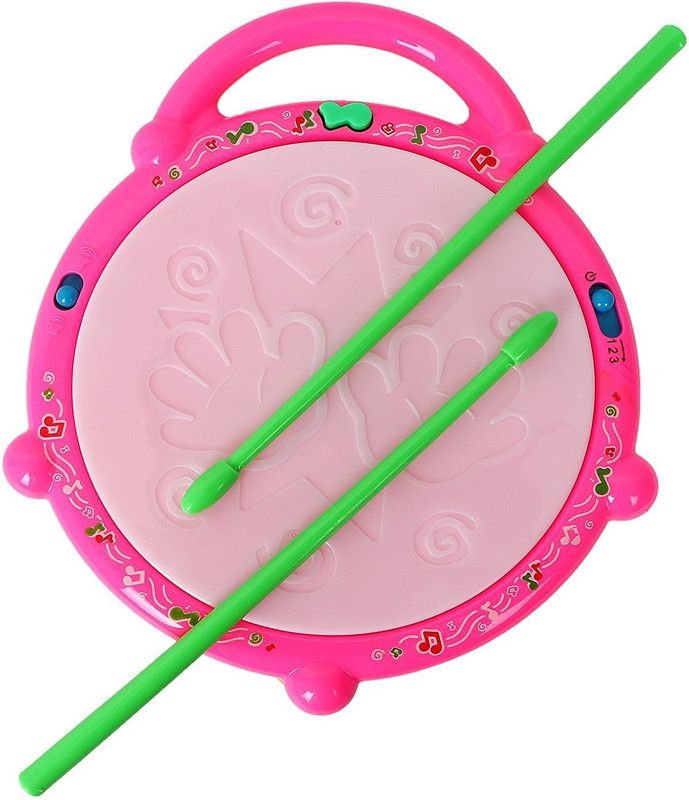 jmv Flash Drum Set With Music and Lights  (Multicolor)