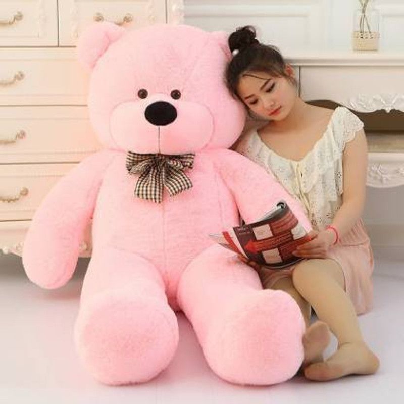 ABPY 3 feet soft /anniversary /birthday gift /teddy sweet teddy bear 89.5cm (Pink) - 89.5 cm  (Pink)