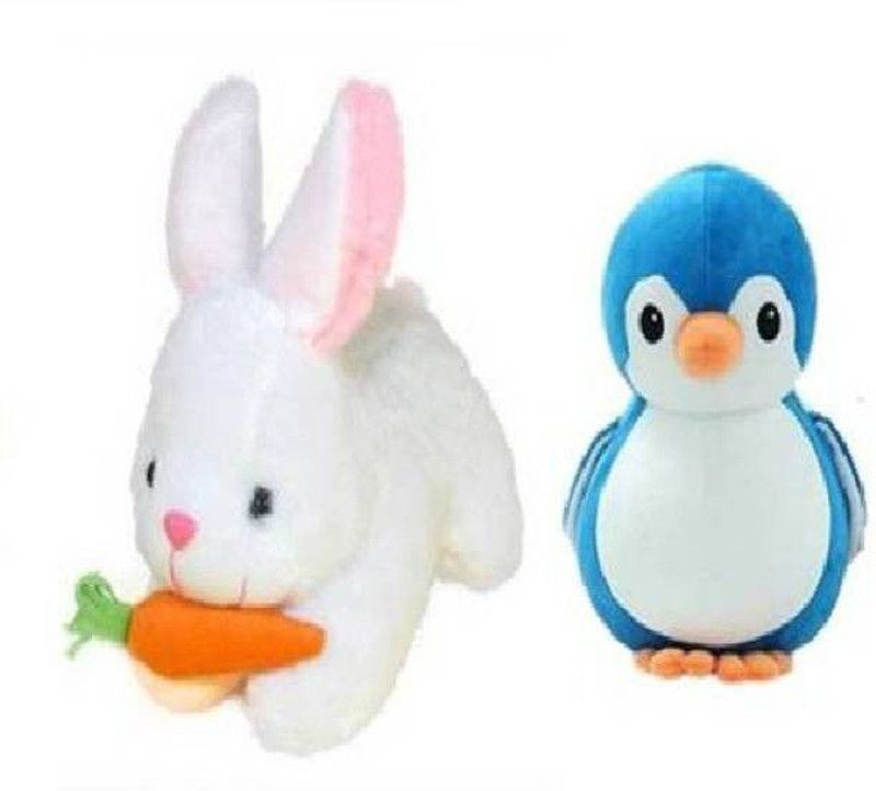Agnolia Gifts Stuffed Toy Penguin Black and Doremon for kids23cm - 23 cm  (Multicolor)