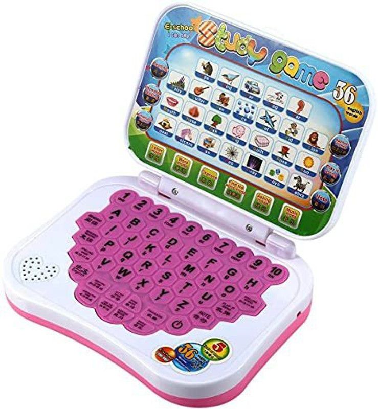 mayank & company Mini Learning Laptop for Preschool Learning Activities Alphabet  (Multicolor)
