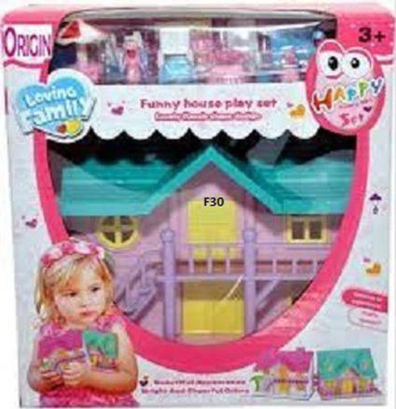lavilok Funny Doll House Play Set for girls wonderful gift for kids girls_K663  (Multicolor)
