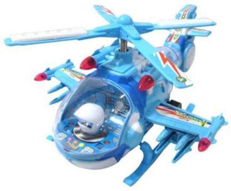 Yugam enterprise Remote Control Aeroplane Musical (Multicolor)  (Multicolor)  (Blue)