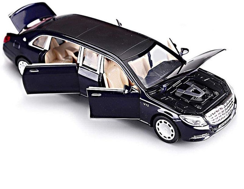 KTRS 1:24 Die-Cast Metal Mayybach with Openable Doors Pull Back (Colors as Per Stock)  (Multicolor)