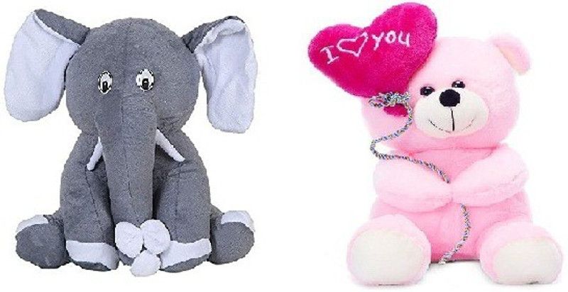 Bakku Toys Teddy bear soft toys someone special And Birthday kids And Girls Set off 2 - 28 cm  (Multicolor)