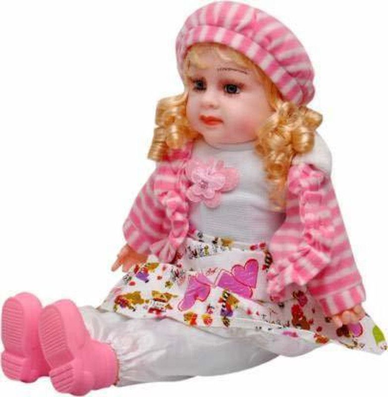 mayank & company Poem Baby Girl Doll Cute Musical Rhyming, Cute Looking Musical Singing Sift Doll  (Multicolor)