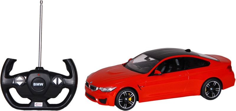 Toy House Officially Licensed 1:14 BMW M4 Coupe RC Scale Model Car, Red  (Red)