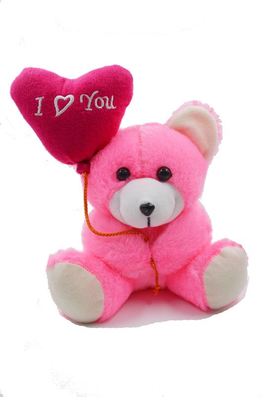 ME&YOU Romantic Teddy Valentine Gift for Husband, wife, Girlfrined, Boyfriend, Lover I Love You Balloon Teddy IZ18TILY-010 - 10 inch  (Multicolor)