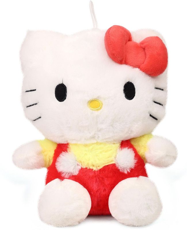 My Baby Excel Hello kitty Plush Red and Yellow Colour 25 cm - 25 cm  (Red, Yellow)