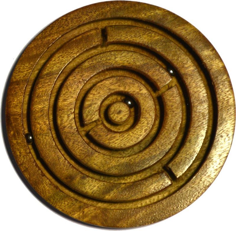 Santarms Handmade Wooden Chakri puzzle (Set Of 4)  (4 Pieces)