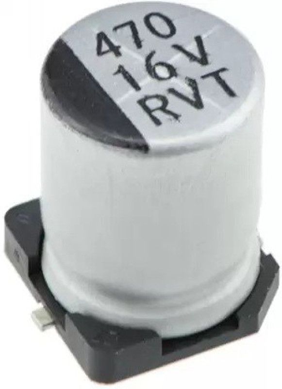 Microline 470UF/16V ALUMINIUM SMD CAPACITOR PACK OF 10 PCS Electronic Components Electronic Hobby Kit
