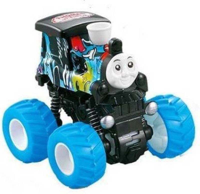 SR Toys Thomas Train Pull Along Toy Big Wheels 360 Degree Stunt car for Kids (Pack of 1)  (Multicolor)